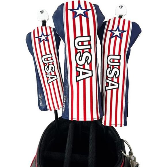 Golf Club Covers USA Driver Headcover Fairway Wood Covers Hybrid 135UT - Picture 1 of 7